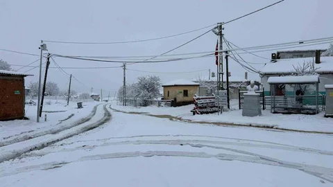 Tekirdağ’da Kar Yağışı Etkili Oldu