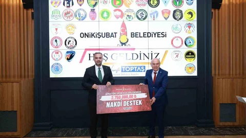 Onikişubat Belediyesi'nden Spor Destekleme Hamlesi