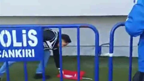 Çankırı'da Düşen Bayrak Olayı