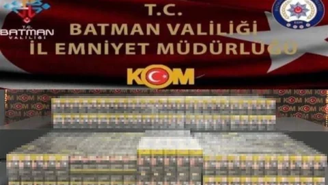 Batman'da Kaçak Sigara Operasyonu