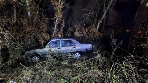 Bilecik'te Takla Atan Otomobil Kazası