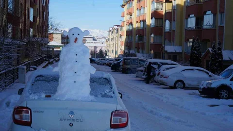 Erzurum Kışın Etkisini Gösteriyor