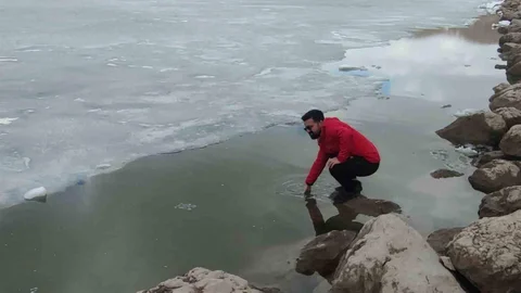 Van’da Buz Adam'ın Planları Suya Düştü