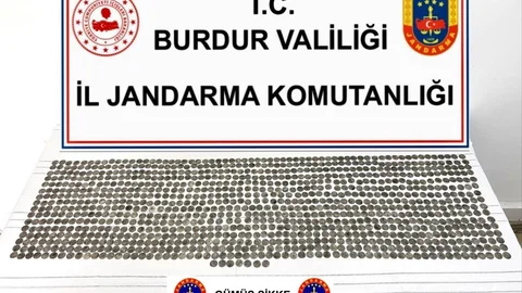 Burdur'da Tarihi Eser Operasyonu