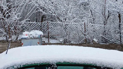 Posof'ta Kar Yağışı Sürüprizi