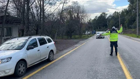 Muğla'da Jandarma Trafik Denetimi