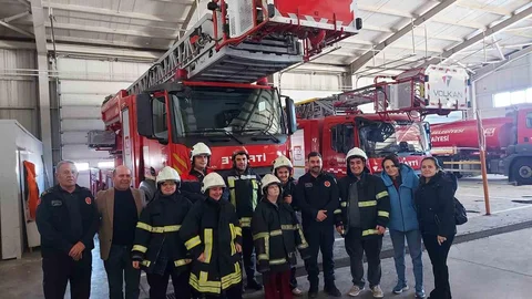 Özel Öğrenciler İtfaiyeyi Ziyaret Etti