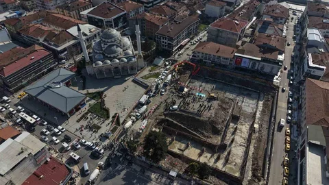 Düzce'de Kent Meydanı Temeli Atıldı