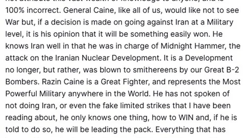 Donald Trump'tan İran Açıklamaları