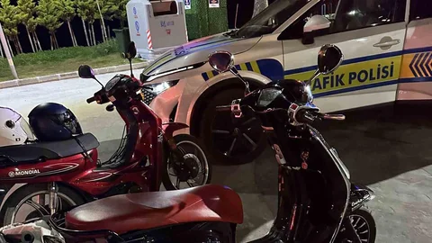Ordu'da Motosiklet Sürücülerine Ceza Uygulandı