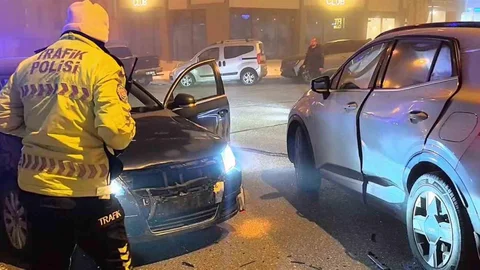 Erzurum Palandöken'de Trafik Kazası