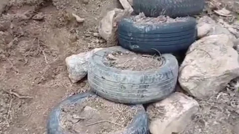 Batman'da Lastikten Merdiven Yapıldı