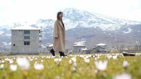 Muş'ta Çiğdemler Açtı