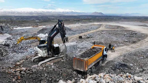 Kayseri'de Agrega Tesisinde Yeni Rekor Hazırlığı