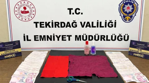 Tekirdağ'da Uyuşturucu Operasyonları
