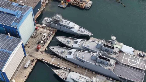 Katar İçin Üretilen Hücumbot Suya İndirildi