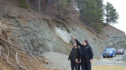 Afyonkarahisar'da Heyelan Olayı