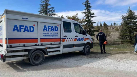 Konya'da Kaçak Kazı Alanı Tespit Edildi