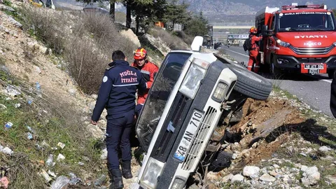 Muğla'da Tofaş Kazası