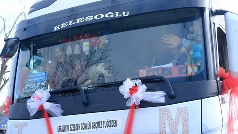 Edirne'de Tırla Gelin Alma Töreni