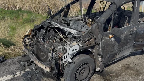 Balıkesir'de Seyir Halindeki Araç Yandı