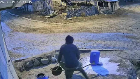 Amasya'da Süt Bidonu Kazası