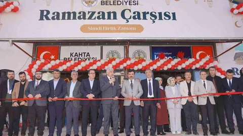 Kahta'da Ramazan Çarşısı Açıldı