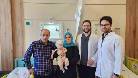 Batman'da 5 Aylık Bebek Ameliyatla Sağlığına Kavuştu