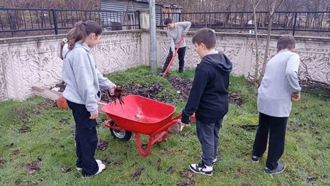 Hisarcık'ta Organik Gübre Üretimi Başladı