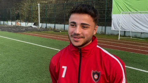 Zonguldak'ta Genç Futbolcudan Harika Gol