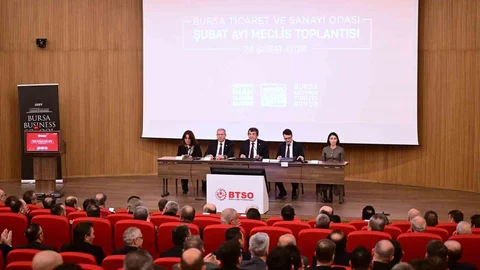 Bursa'da BTSO Meclisi Toplandı