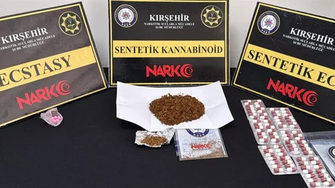 Kırşehir'de Uyuşturucu Operasyonu Yapıldı