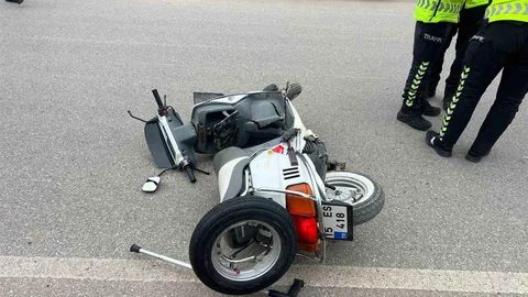 Burdur'da Motosiklet Kazası