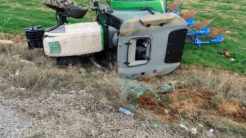 Isparta’da Traktör Kazası Yaşandı