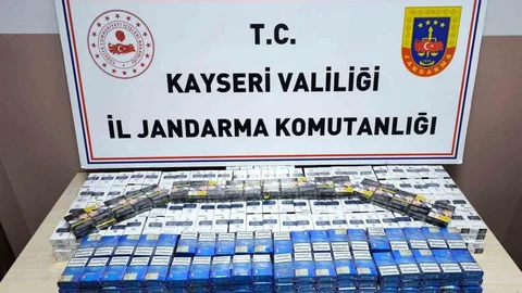 Kayseri'de Kaçak Sigara Operasyonu