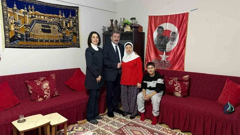 Samsun'da Şehit Ailesiyle İftar Yapıldı