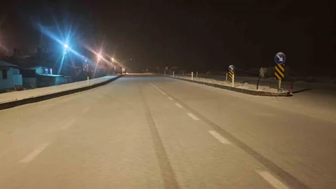 Malatya'da Kar Yağışı Etkili Oluyor