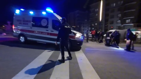 Karaman'da Kavga Sonrası Otomobil Çarpması