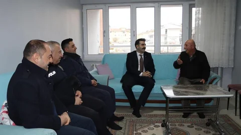 Tomarza Kaymakamı Eser'den Gazilere Ziyaret