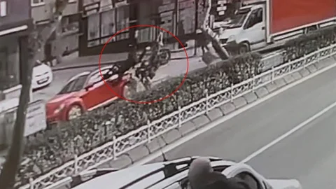 Motosiklet Kazası Tekirdağ'da Meydana Geldi