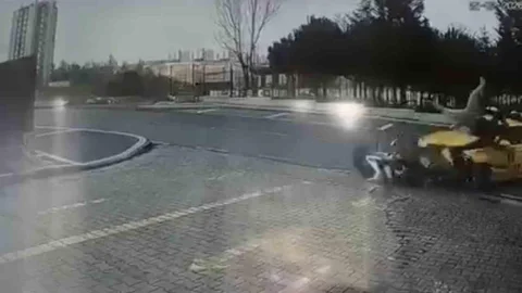 Başakşehir'de Motosiklet Kazası