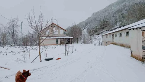 Sakarya'da Kar ve Yağmur Etkili Oldu