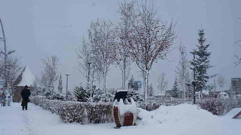 Erzurum ve Çevresinde Kar Uyarısı