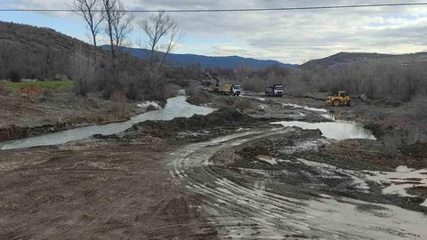 Çorum'da Ulaşım Geçici Köprüyle Sürecek