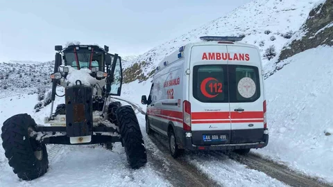 Malatya'da Yoğun Karla Mücadele Çalışmaları