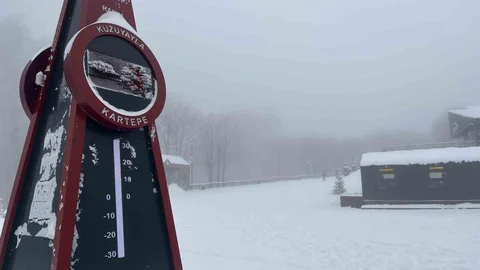 Kartepe'de Kar Yağışı Başladı