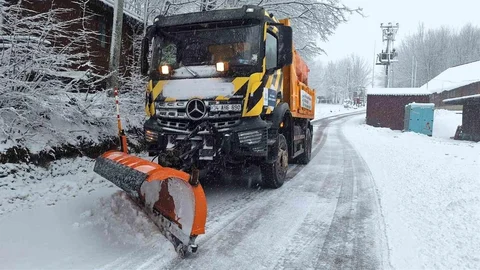 Kocaeli Zirvelerinde Karla Mücadele Devam Ediyor
