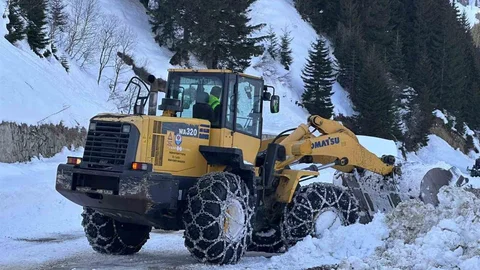 Trabzon'da 19 Mahalle Yolu Kapandı