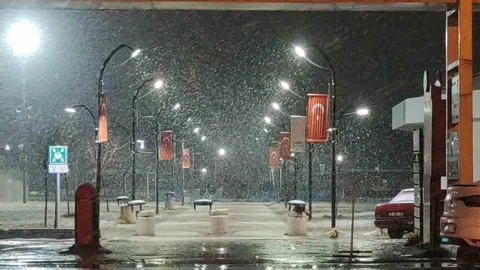 Van'da Kar Yağışı Etkili Oldu