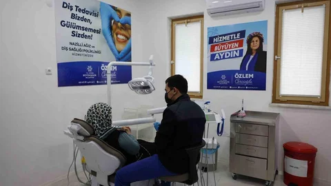 Nazilli'de Ağız ve Diş Sağlığı Polikliniği Yoğun İlgi Görüyor